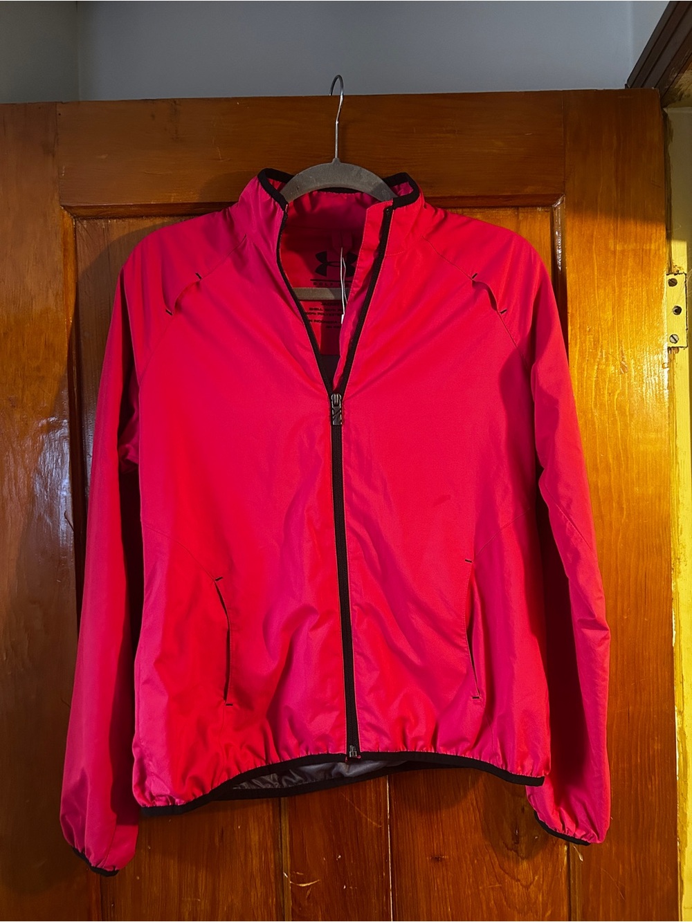 Under Armour Golf Women’s Small Pink Full Zip Windbreaker Jacket